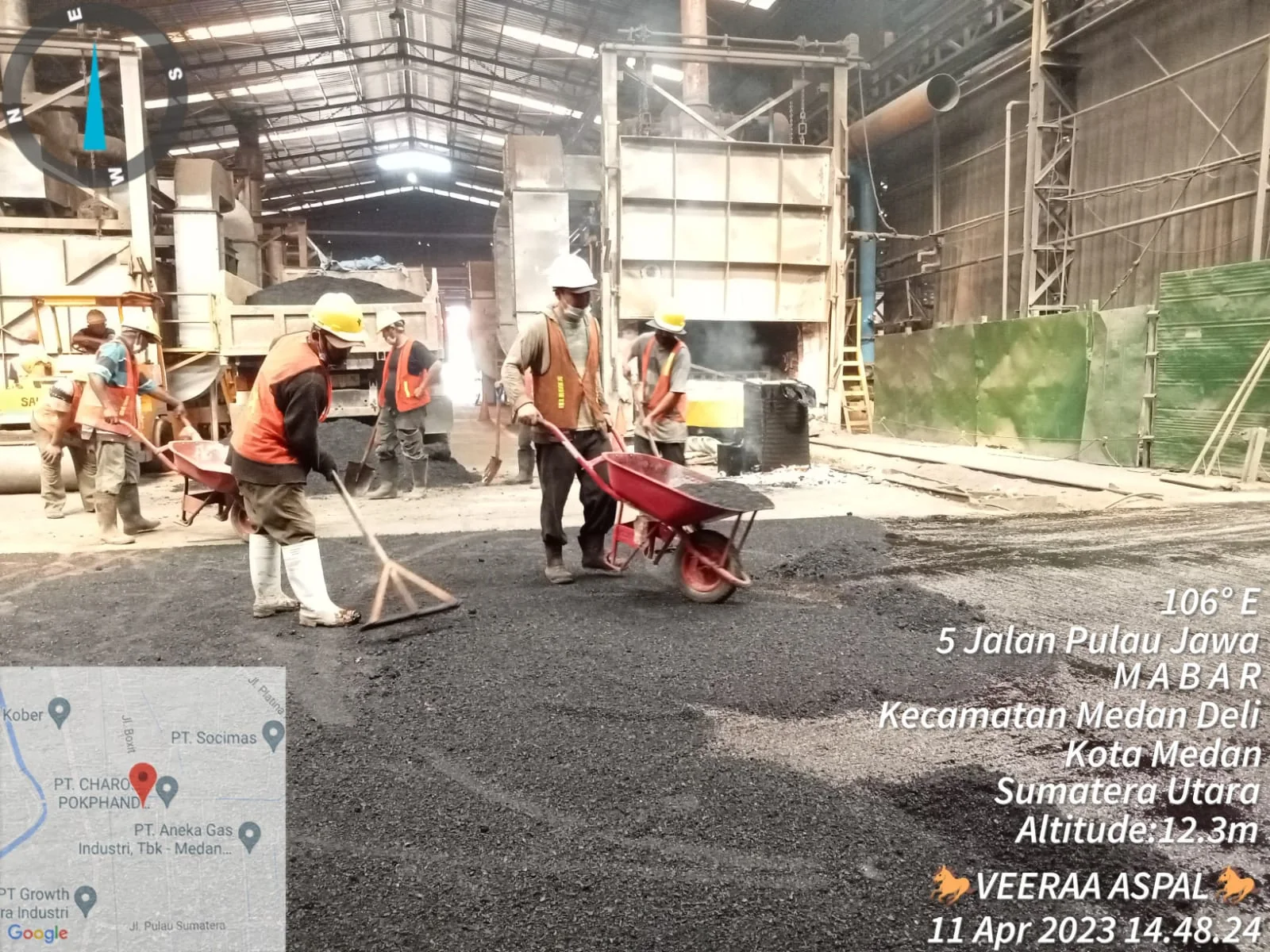 Pekerjaan kawasan industri
